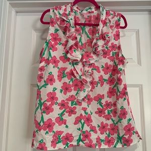 Lilly Pulitzer Floral Tank Sz L